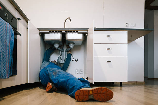 Professional Emergency Plumber technician working in Davisburg, MI